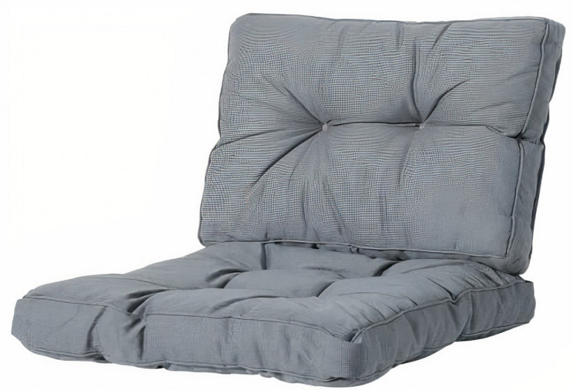loungekussen Florance Rib 60 x 60 cm dralon grijs