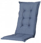 tuinstoelkussen Basic 123 x 50 x 7 cm polykatoen blauw