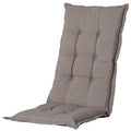 tuinstoelkussen Panama 123 x 50 cm polykatoen taupe