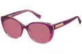 zonnebril dames Cat-Eye paars glitter