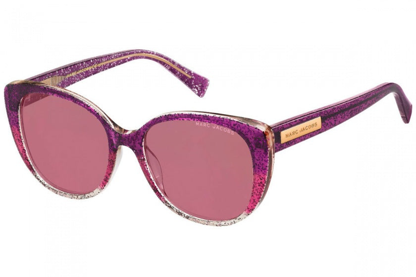 zonnebril dames Cat-Eye paars glitter