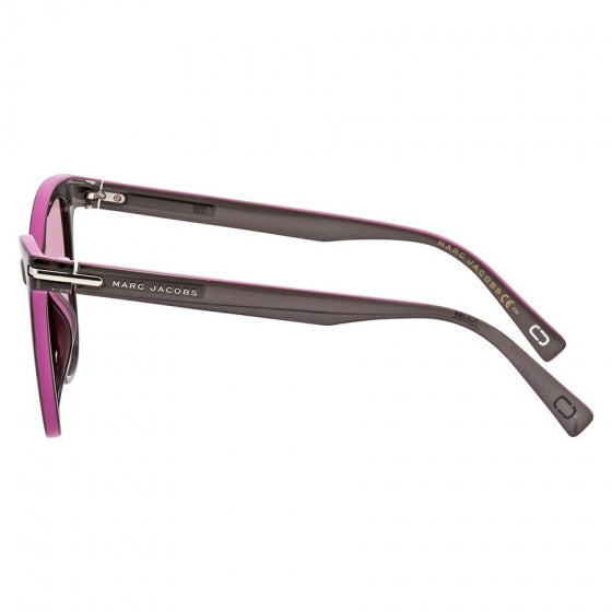 zonnebril dames zwart/roze Cat-Eye