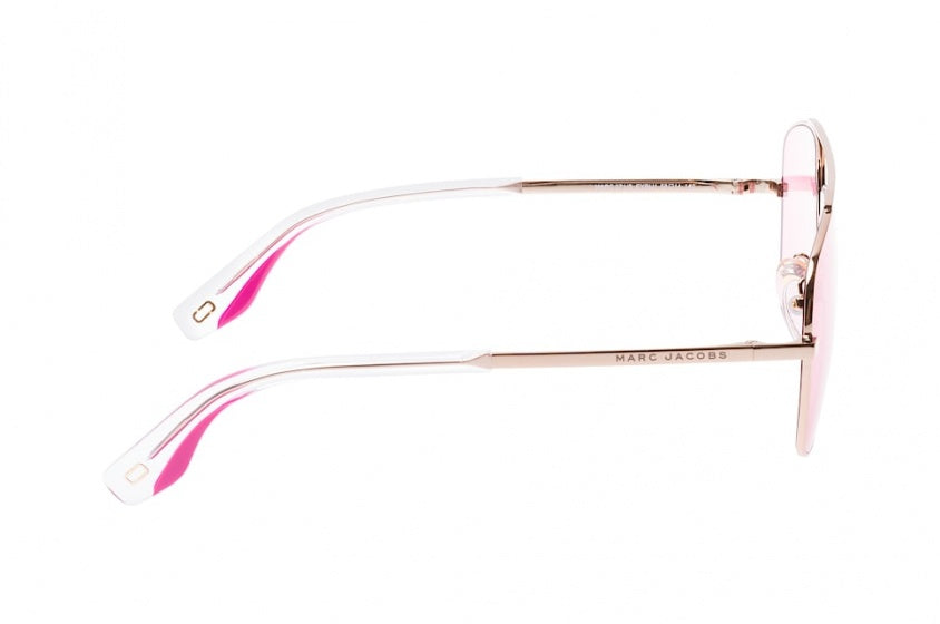 zonnebril heren piloot roze/goud normaal