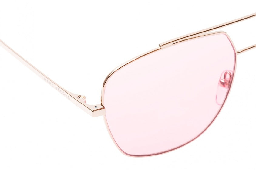 zonnebril heren piloot roze/goud normaal