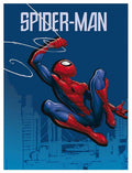 fleecedeken Spider-Man junior 140 x 100 cm blauw/rood