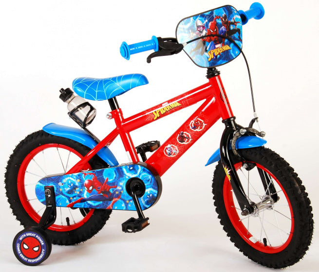 Marvel Ultimate Spider-Man Kinderfiets Jongens 14 inch Rood/Blauw