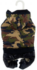hondenkostuum polyester groen/zwart mt M