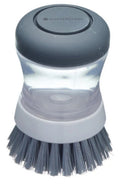 afwasborstel zeepdispenser 6 x 9 cm grijs