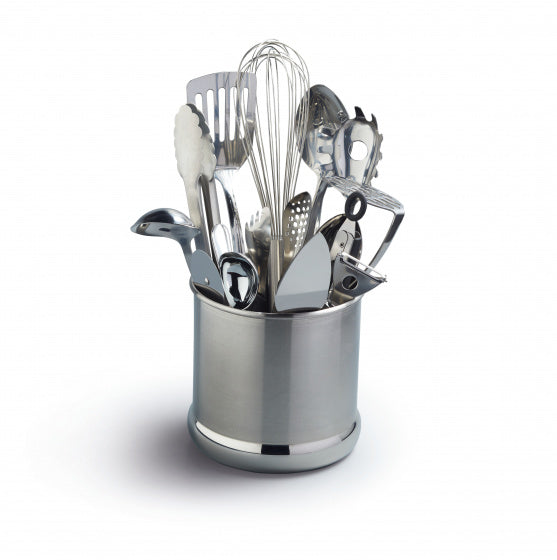 bestekhouder 18 x 18 cm RVS zilver