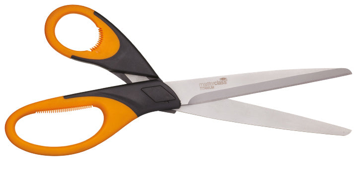 Masterclass Kruidenschaar 25 cm RVS/rubber zwart/oranje
