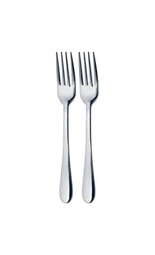 vorken RVS zilver 2-delig