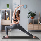 fitnesspuzzelmat 150 x 120 cm EVA zwart 20-delig
