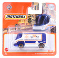 bus '09 International eStar 1:64 staal wit/donkerblauw