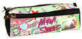 etui junior 20,5 x 8 cm polyester zwart/lichtgroen