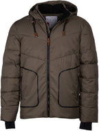 Maupiti Marck II padded winterjas heren grijsbruin maat M