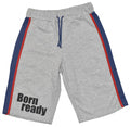 Max buddies Short Vito jongens polykatoen grijs maat 140