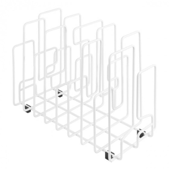 tijdschriftenrek Neighbourhood 42 x 31,5 cm staal wit