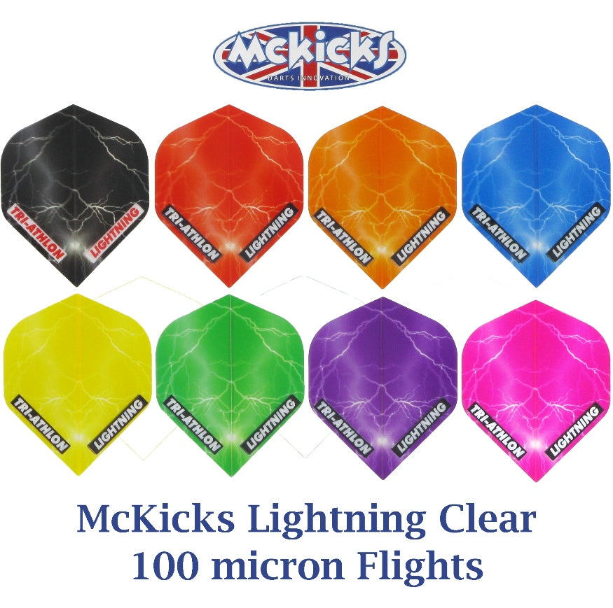 McKicks Triathlon Lightning Std. Clear Red