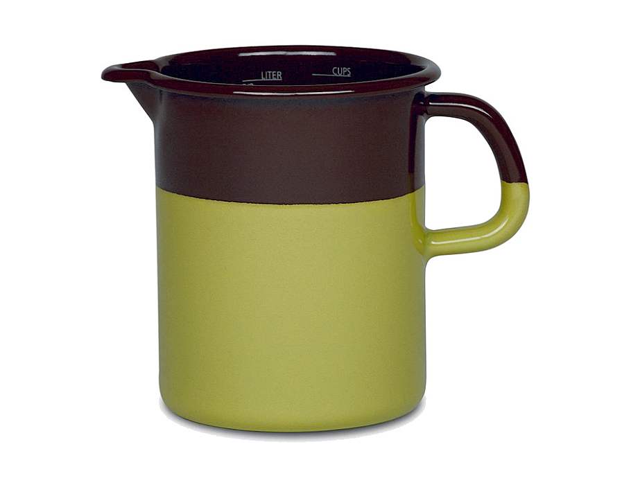 Riess emaille maatbeker - 0.5 l