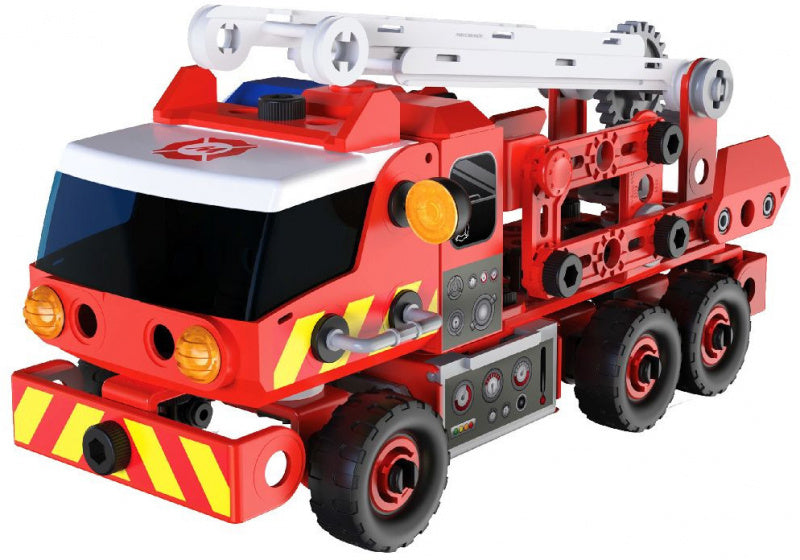 bouwpakket Fire Truck 8 x 35 x 20 cm rood 154-delig