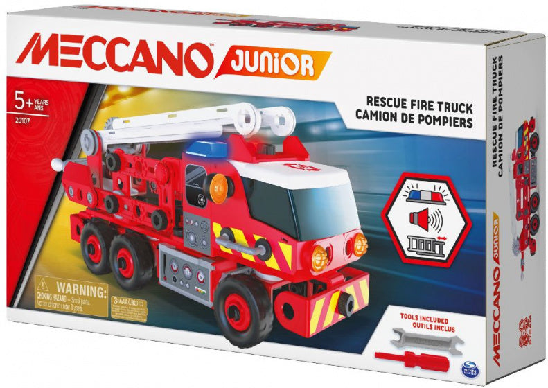 bouwpakket Fire Truck 8 x 35 x 20 cm rood 154-delig