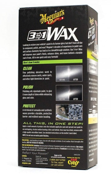 Meguiar's 3-in-1 wax - autowax - 473 ml