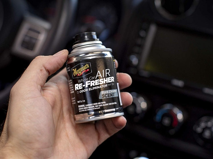 Meguiar's air re-fresher - black chrome auto luchtverfrisser - 59ml