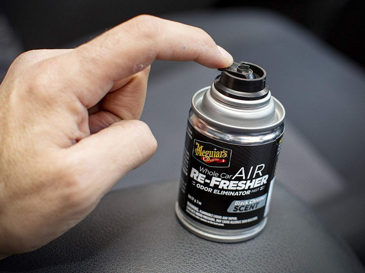 Meguiar's air re-fresher - black chrome auto luchtverfrisser - 59ml