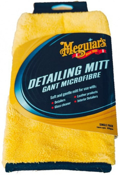 Meguiar's meguiar’s detailing mitt – microvezel handschoen voor wax polish – wasmachine bestendig – auto detailing accessoire
