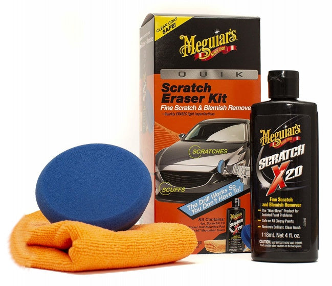 Meguiar's meguiar’s quik scratch eraser kit – krasverwijderaar auto – inclusief scratchx 2.0