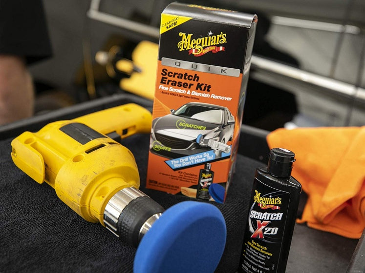 Meguiar's meguiar’s quik scratch eraser kit – krasverwijderaar auto – inclusief scratchx 2.0