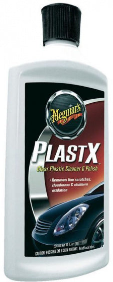 Meguiar's plastx cleaner polish - verwijdert krassen en vuil - voor helder plastic - 296 ml