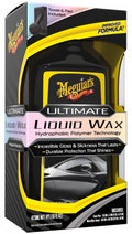 Meguiar's meguiar’s ultimate liquid wax 473ml set – 3-delige autowax set – spiegelglans reflectie – inclusief applicator microvezeldoek