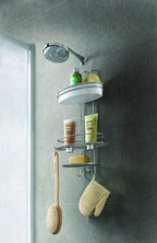 doucherek Orbit Line 13 x 29 x 65 cm RVS chroom/wit