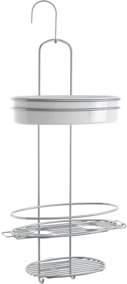 doucherek Orbit Line 13 x 29 x 65 cm RVS chroom/wit