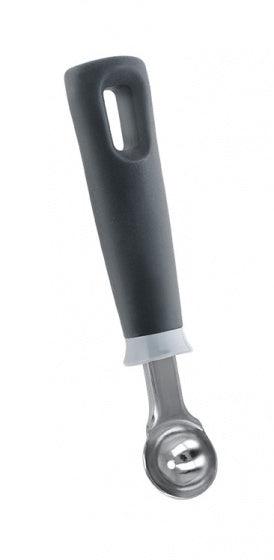 meloenlepel Maximo 16 cm RVS zilver/zwart