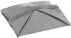 opbergmand opvouwbaar 12 x 12 cm polyester grijs/wit