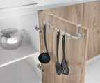 ophanghaakjes Galileo 30 cm metaal zilver 6 haakjes