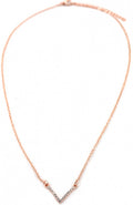 ketting Jytta V dames verstelbaar RVS roségoud