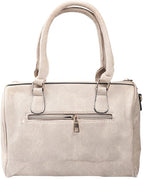 schoudertas dames 30x22x11 cm polyurethaan beige