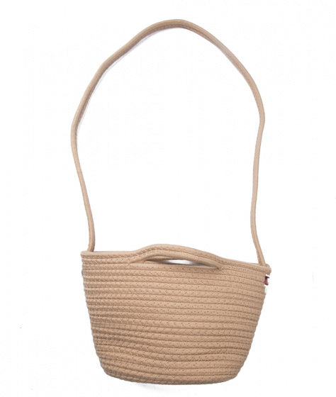 schoudertas dames 34 x 18,5 x 10 cm katoen naturel