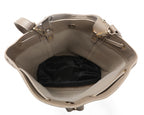 schoudertas dames 36 x 25 x 15 cm polyurethaan grijs