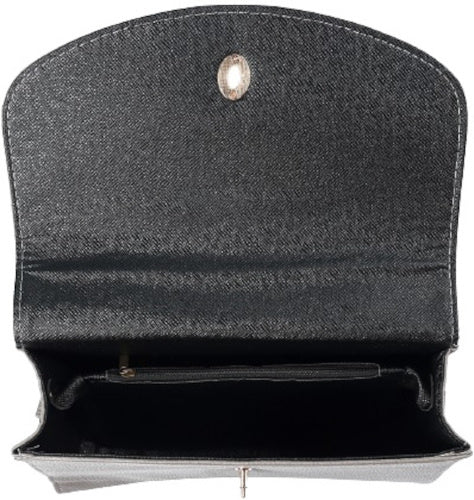 handtas dames 26,5 x 19 cm polyurethaan grijs 2 stuks