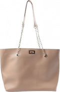 schoudertas dames 44 x 35 x 10 cm polyurethaan bruin