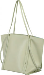 schoudertas dames 45 x 28 cm polyurethaan groen
