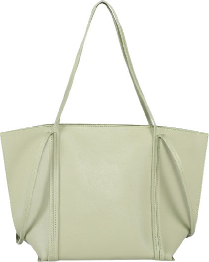 schoudertas dames 45 x 28 cm polyurethaan groen