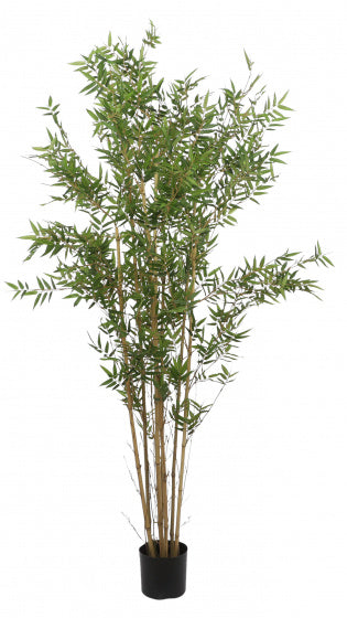 kunstplant Bamboe 150 x 70 cm groen/zwart