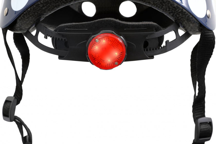 Mini hornit lids fietshelm voor kinderen met led achterlicht - the aviator (s)