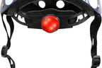 Mini hornit lids fietshelm voor kinderen met led achterlicht - polka dot (s)