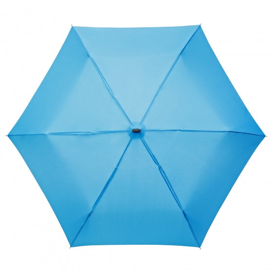 paraplu handopening 90 cm polyester lichtblauw